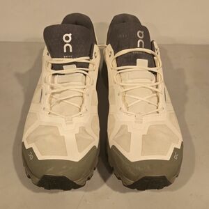 On Running White and Green Sneakers